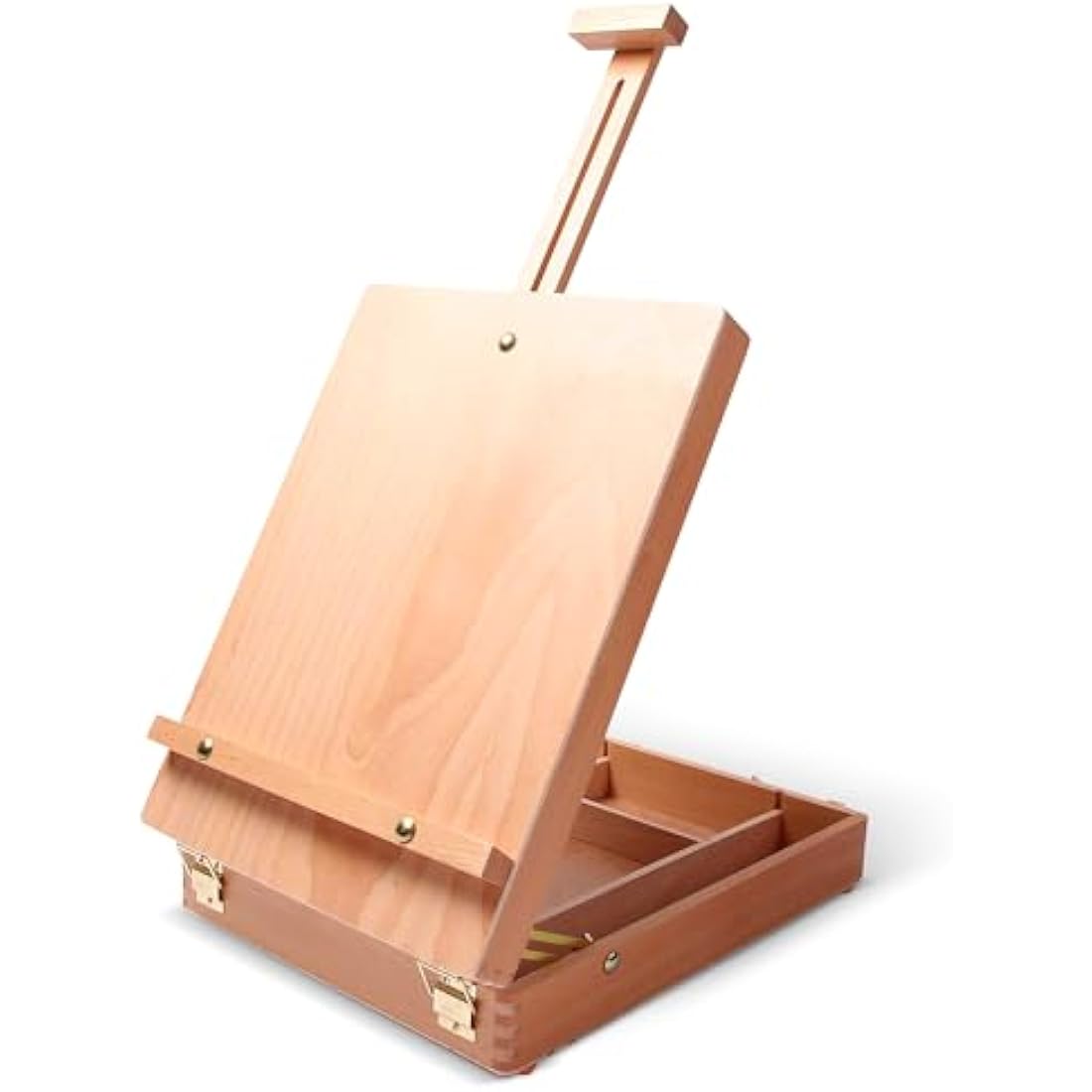 Wooden Table Box Easel - Artist Easel and Wood Table Sketching Box, Portable Desktop Storage Table for Adults and Easels to Enjoy Hours of Drawing and Painting