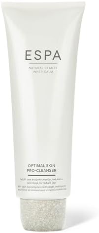 ESPA | Optimal Skin Pro-Cleanser Supersize | 200ml | 3-in-1: Cleanser, Exfoliator and Mask | Visibly Smoothes, Brightens & Hydrates | Pumpkin Enzymes, Jojoba Spheres & Essential Oils