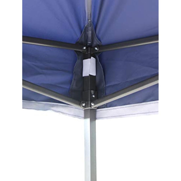 All Seasons Gazebos | 2.5x2.5m Fully Waterproof, Heavy Duty Pop Up Gazebo | 4 Side Walls & Accessory Pack (Navy Blue)