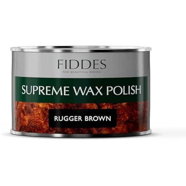 Fiddes Supreme Wax Polish 400 ml, Rugger Brown