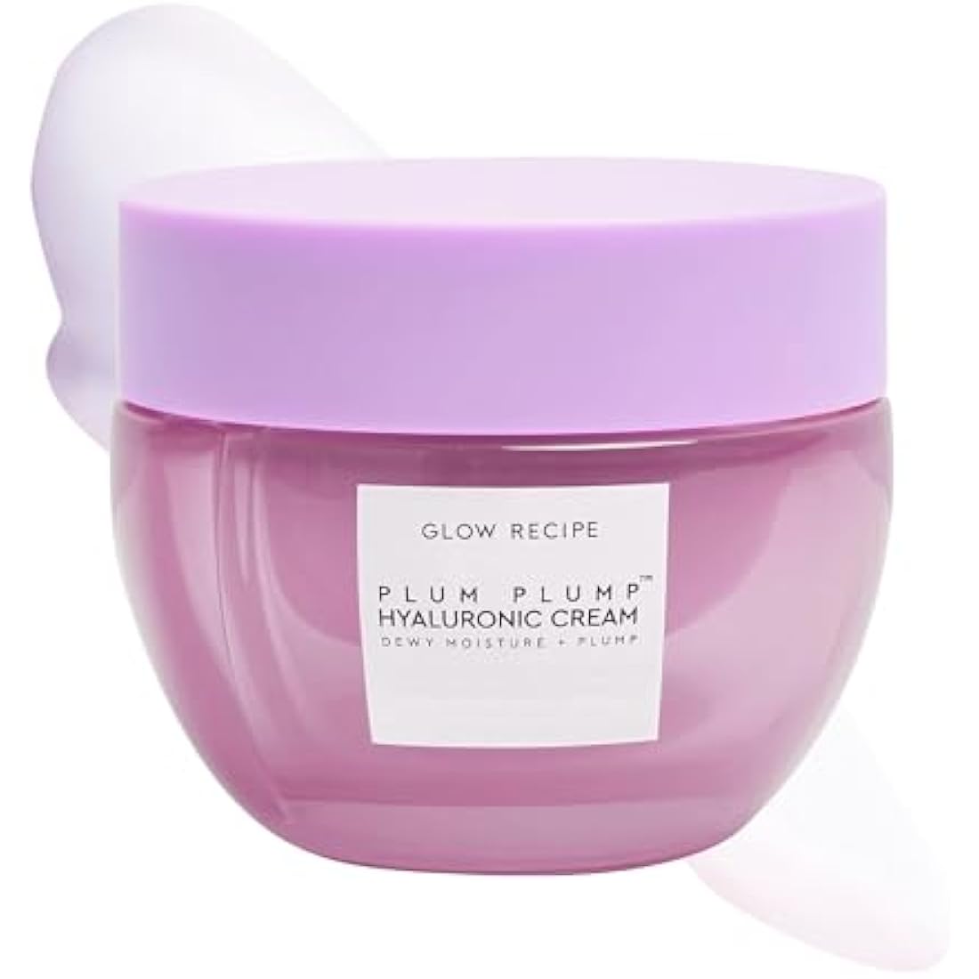 Glow Recipe Plum Plump Hyaluronic Acid Moisturizer Face Cream - Hydrating, Firming & Plumping Face Moisturizer for Dry Skin - Vegan Skin Care with Polyglutamic Peptides to Lock-In Moisture (50ml)