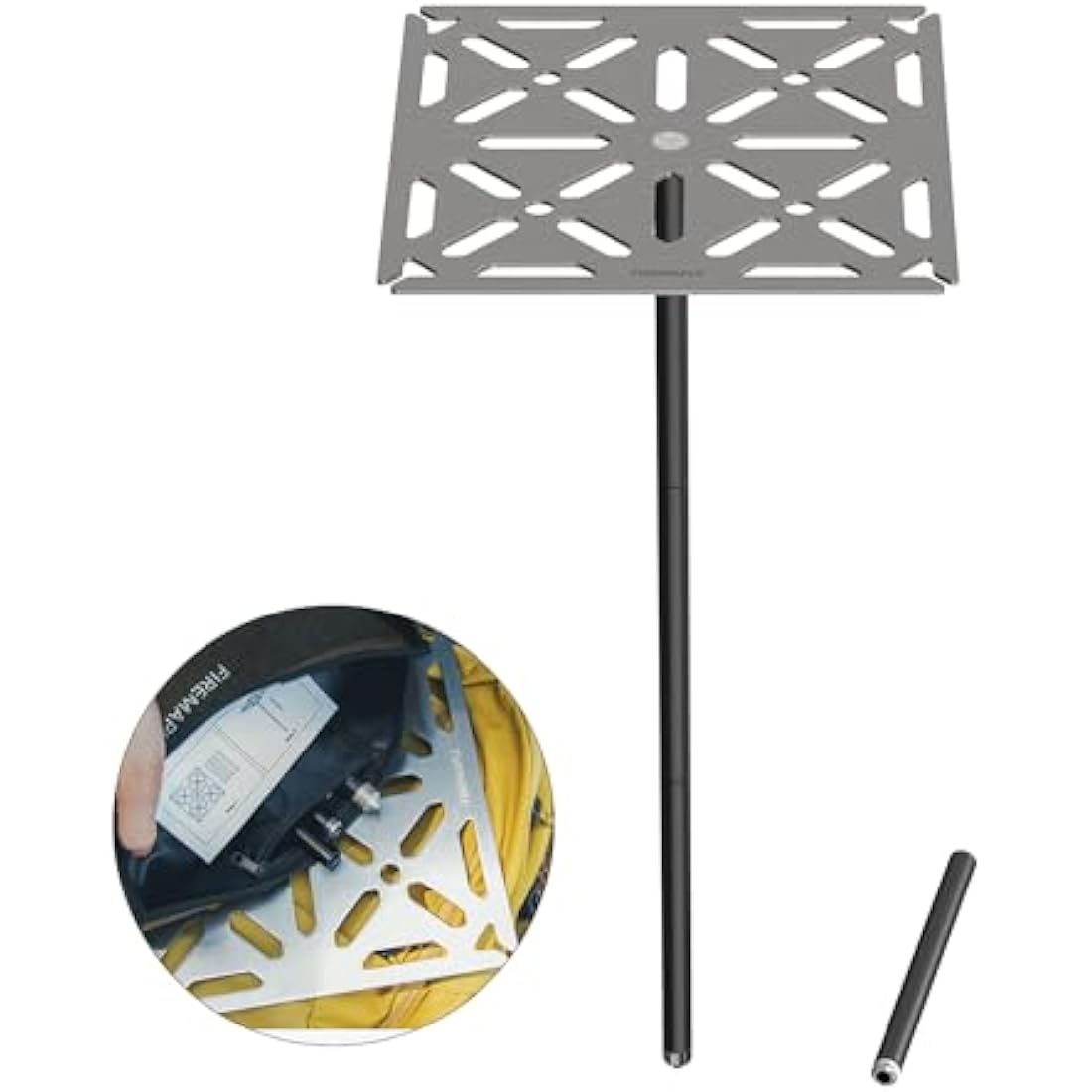 Fire-Maple Dandelion Buddy Camping Table Lightweight Folding Desk with Detachable Feet for Solo Camping Hiking Outdoors