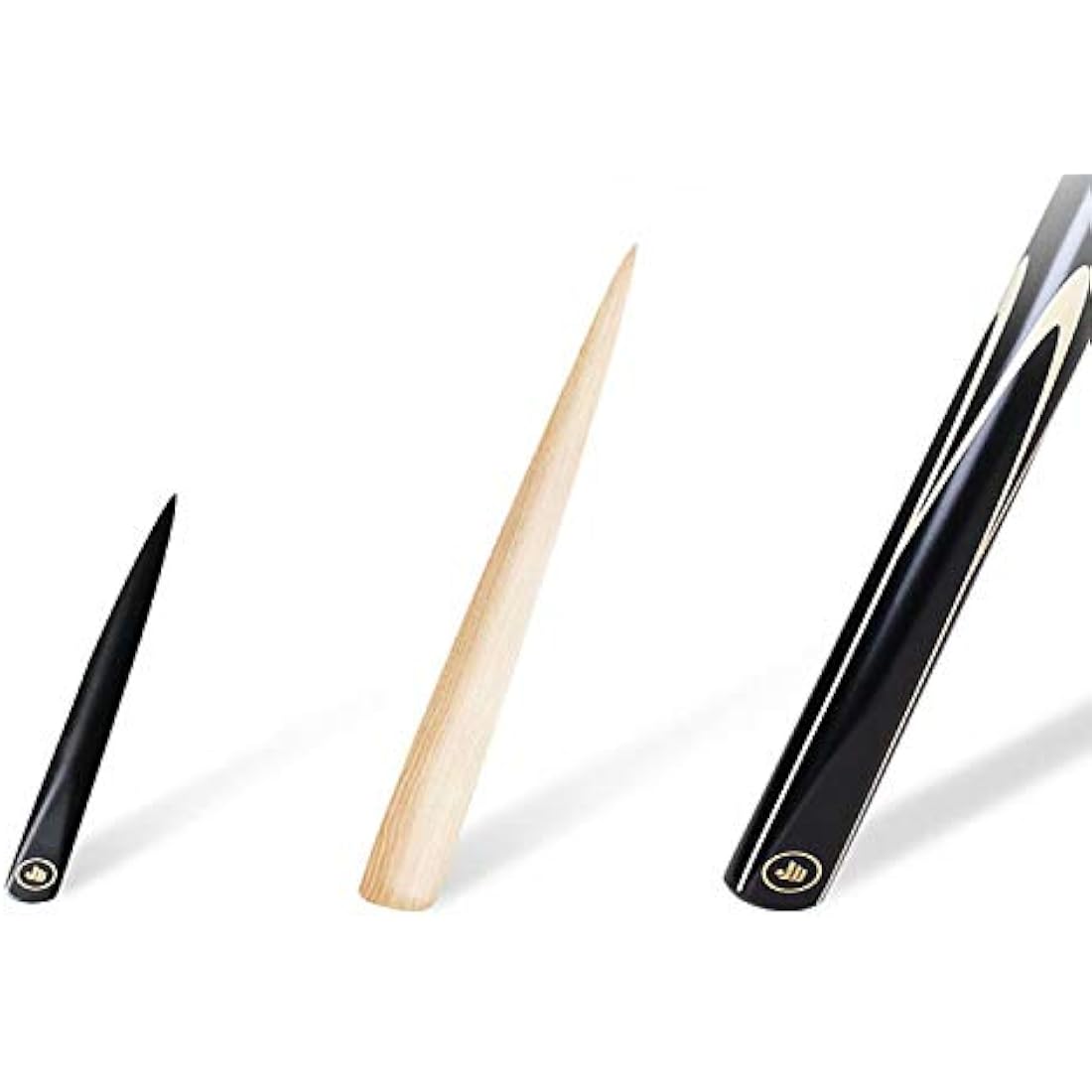 AONETIGER 3/4 Jointed Snooker Billiard Pool Cue Handmade Ash Shaft 3 Piece Tips 9.7mm with Extension Accessories Hard Case/Bag to Choose