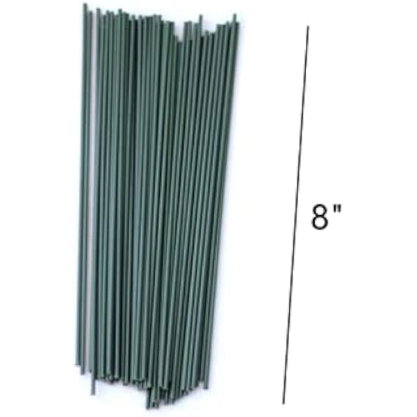 50 Artificial Silk Carnation Flower Head with Stems Set,Handmade DIY Wedding,Home Decor Event Party Supplies Wreaths,Wrist Corsage,Floral Arrangement, 3" Carnation Heads with 8" Stems (Red)