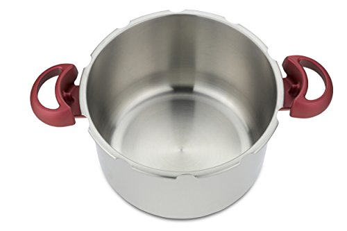 Tefal Secure 5 Neo Stainless Steel Pressure Cooker, 6L, Induction Compatible, Silver, 5 Safety Devices, Durable and Easy to Use, P2530738