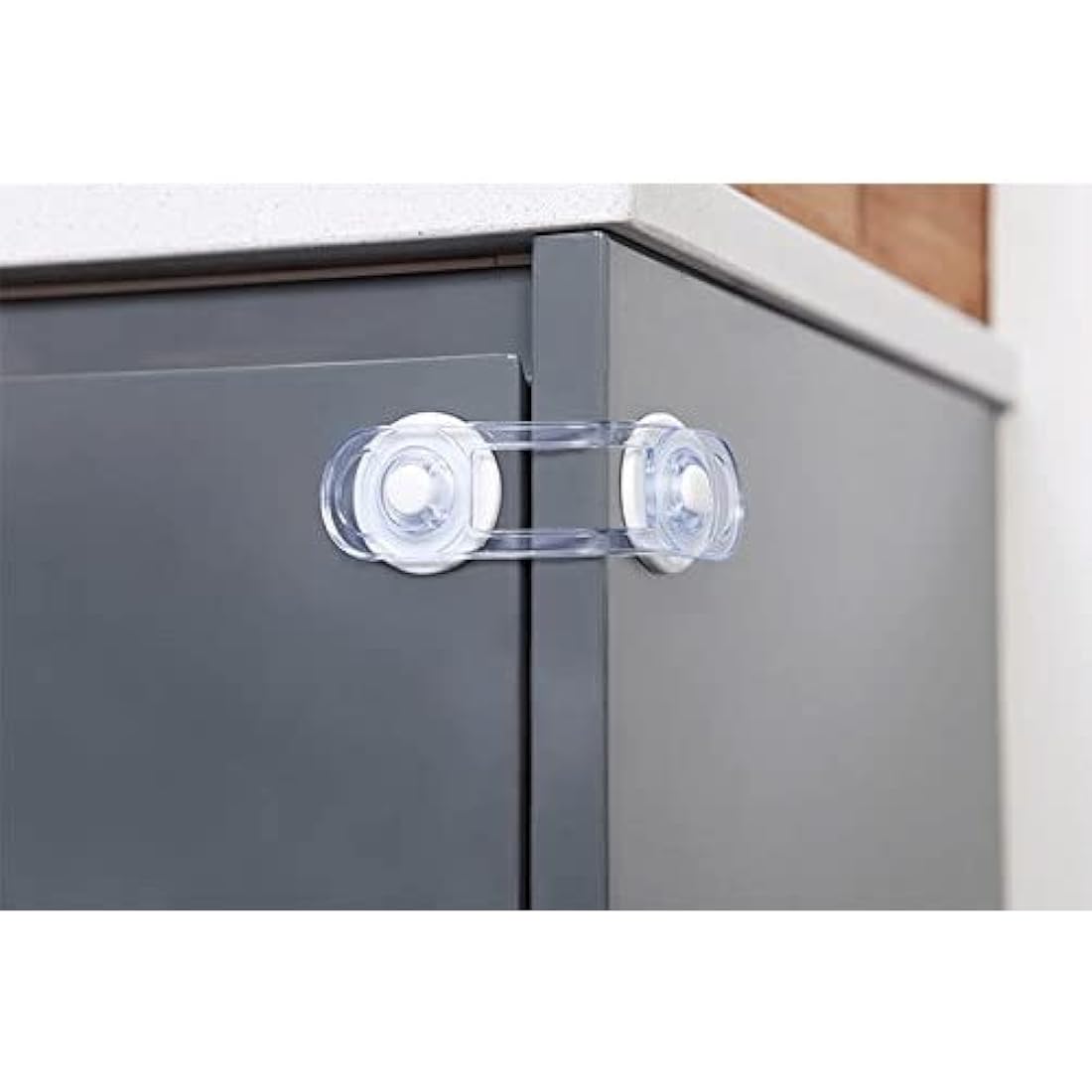 Dreambaby 3 Multi-Purpose and 4 Mini Multi-Purpose Latches - Value Pack (Transparent), 7 Pieces