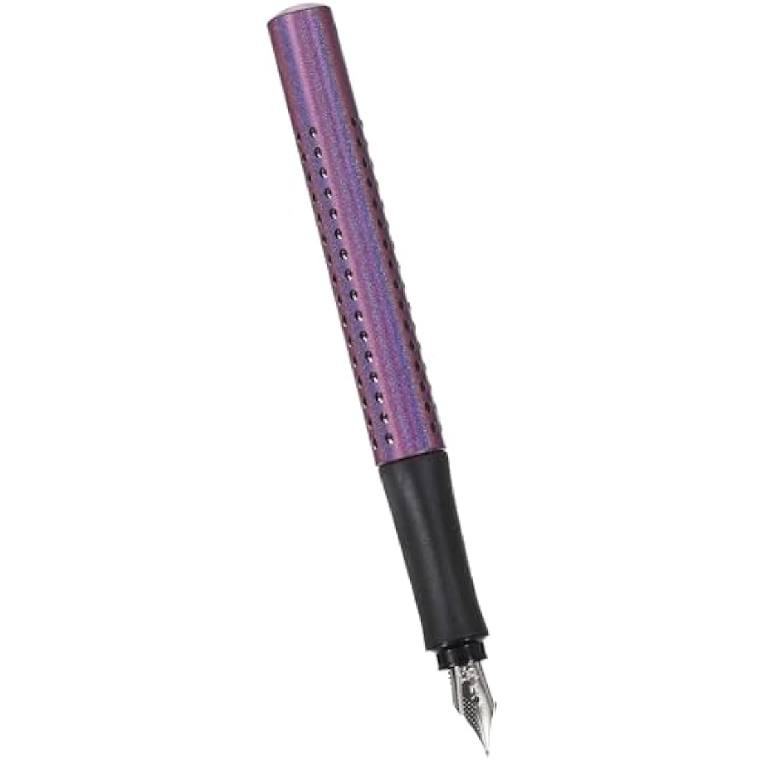 Faber-Castell Grip Edition Fountain Pen and Ballpoint Pen Set - Glam Violet, White (201534)