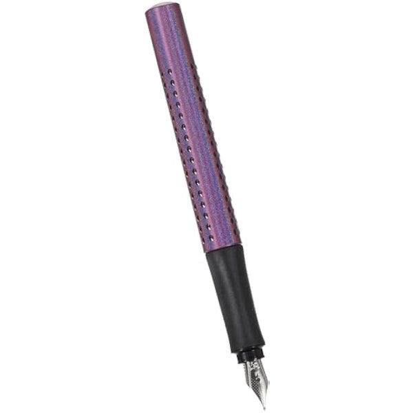 Faber-Castell Grip Edition Fountain Pen and Ballpoint Pen Set - Glam Violet, White (201534)