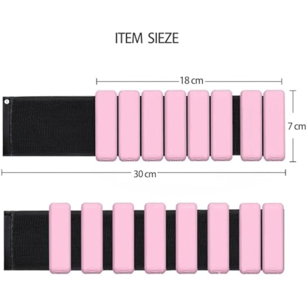 2 PCS Adjustable Wrist Weights Ankle Weights Set for Exercise Walking Jogging Yoga Aerobics Pilates Weight-Bearing Bracelet Fitness Wristband