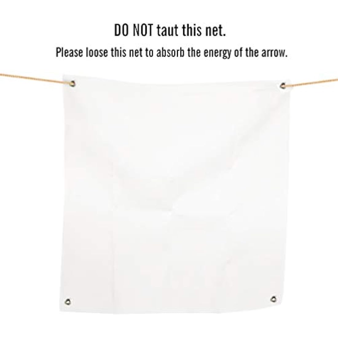 Aoneky 2mm Archery Target BackStop Netting 5x5ft/ 5x6ft/ 5x10ft - Heavy Duty Archery Target Backstop Net