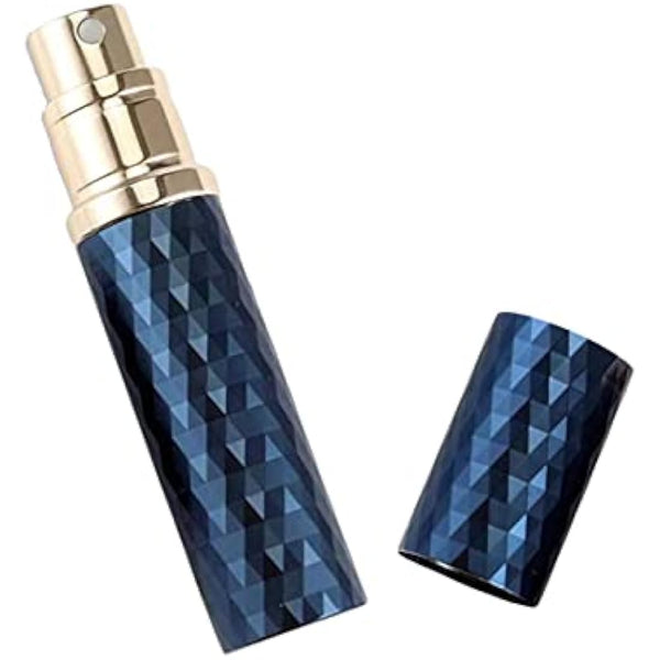 BRARIOS Perfume Atomiser Refillable, Travel Size Portable Atomiser Spray,Mini Empty Perfume Bottle,Leak Proof Cologne Dispenser for Women and Men,5ml(Z-Blue)