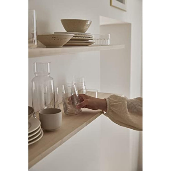 aarke Nesting Glasses, 4 x 290 ml (9.8 fl oz), Crystal Glass, Dishwasher Safe