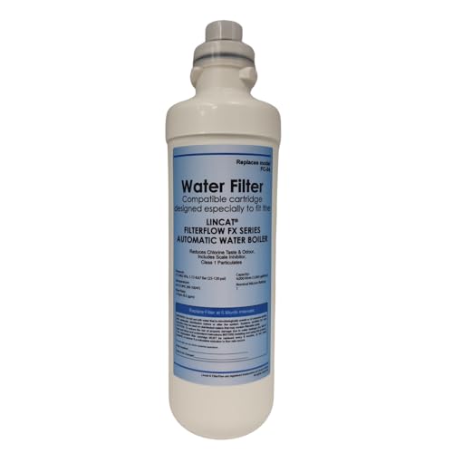 Finerfilters FC04 Water Filter Compatible with All Lincat FilterFlow FX Series Automatic Water Boilers Including EB3FX, EB4FX, EB6FX, EB6TFX, EB3FX/PB, EB3FX/TT (1 Pack)