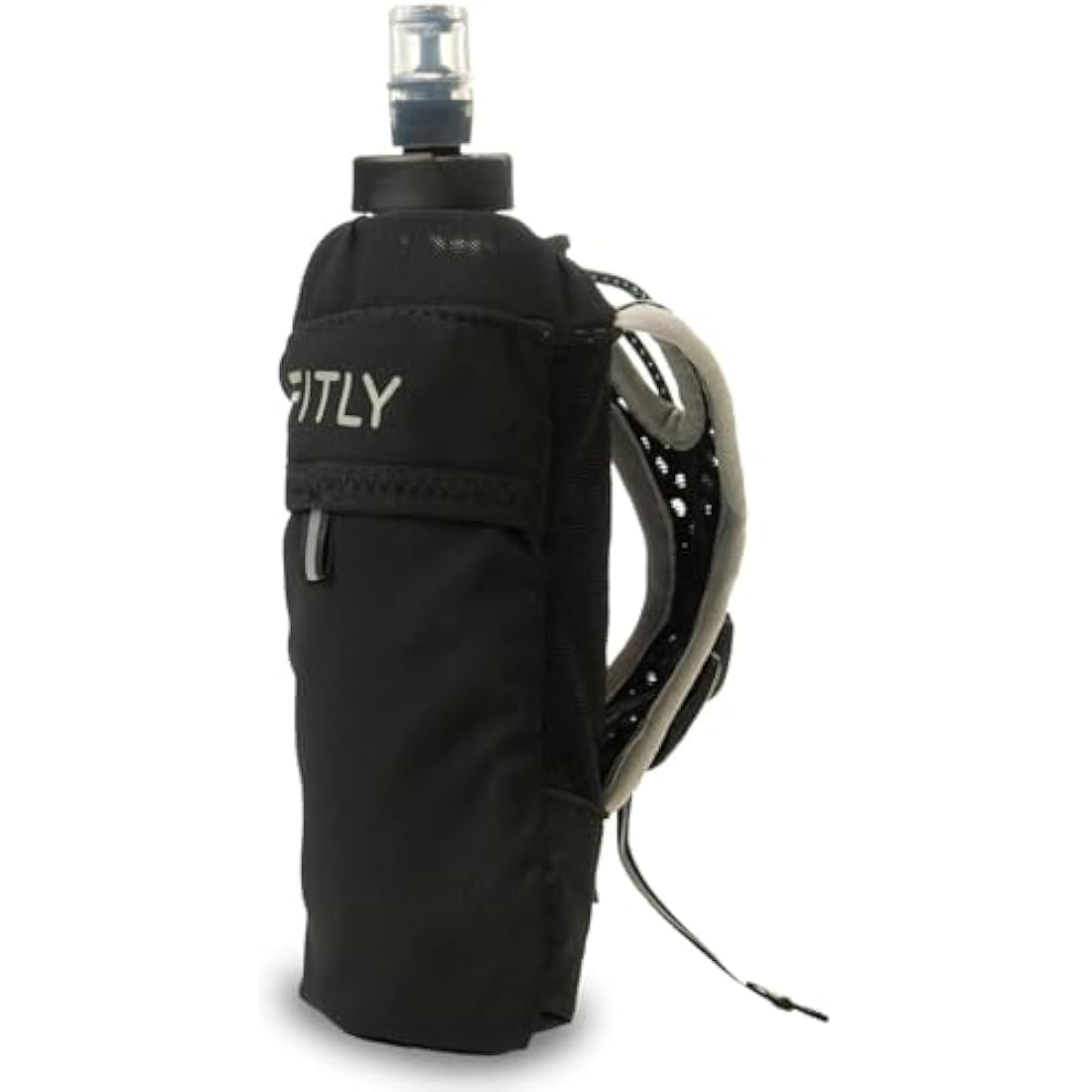 FITLY Soft Water Bottle | Shrink As You Drink Soft Flask for Hydration Pack | Folding Water Bottle Ideal for Running, Hiking, Cycling, Climbing & Rigorous Activity