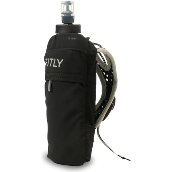 FITLY Soft Water Bottle | Shrink As You Drink Soft Flask for Hydration Pack | Folding Water Bottle Ideal for Running, Hiking, Cycling, Climbing & Rigorous Activity