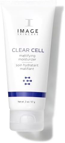 IMAGE Skincare, CLEAR CELL Mattifying Moisturizer, Facial Lotion Hydrates Oily Prone Skin, Removes Excess Shine, 57 g