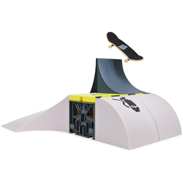 Tech Deck, Power Flippin, X-Connect Park Creator, Customisable and Buildable Ramp Set with Exclusive Fingerboard, Kids Toys for Boys and Girls Ages 6 and up