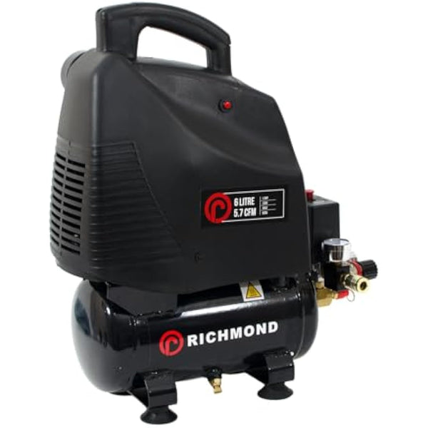 6 Litre Air Compressor 5.7 CFM, 1.5 HP, 6L