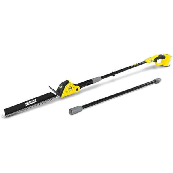 Kärcher 18v Cordless Pole Hedge Trimmer PHG 18-45, cutting length: 45 cm, extension insert, angled cutting head, power: max. 250-500 m, can be used with Kärcher 18v battery, battery not included
