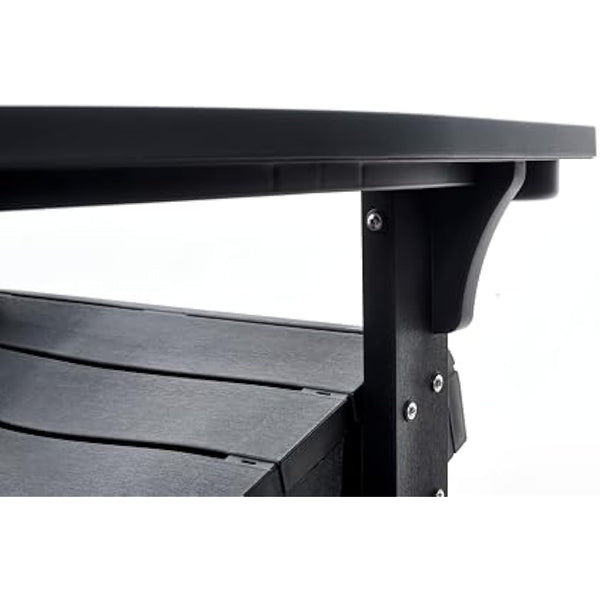 Keter Alpine Adirondack Outdoor Garden Furniture Chair - Graphite Grey