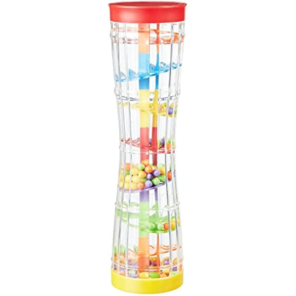 Fun Time Rainbow Rainmaker, Sensory Rain Sound Toy, Colourful Cascading Beads, Ages 6 Months +