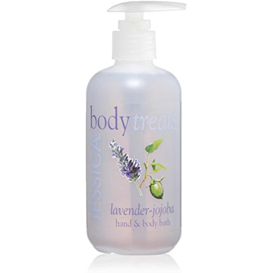 JESSICA Body Treats Hand and Body Bath, Lavender Jojoba, 251 ml