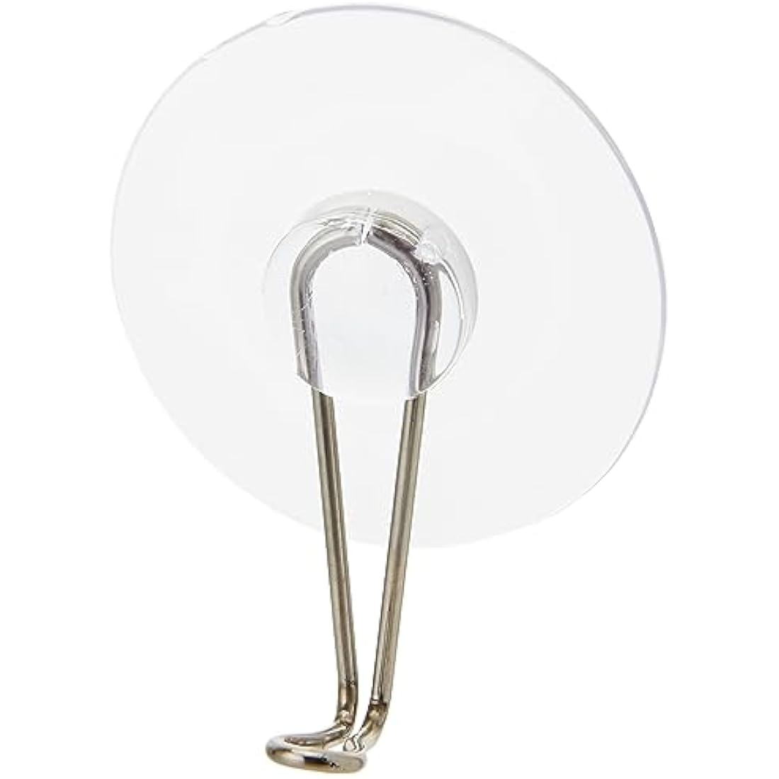 iDesign Shower Squeegee with Strong Suction Cup, Small Plastic Window Squeegee for Shower and Cleaning, Practical Shower Screen Wiper with Wide Rubber Lip, Clear