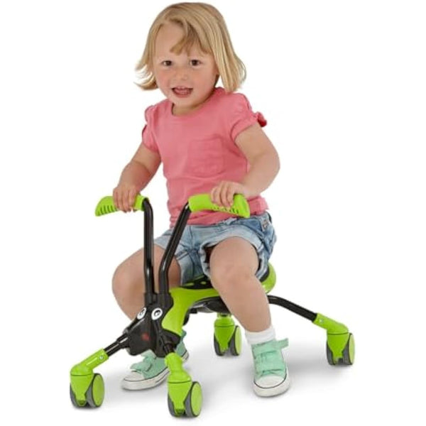 Scramblebug 4-Wheel Balance Bike For 1-3 Year Old Kids, Fold and Go, Hornet, Foot-to-Floor Ride-On That Develops Your Toddler’s Balance and Motor Skills, 360 Wheels for No Surface Scratches