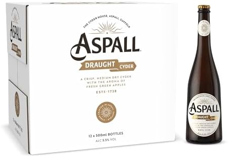 Aspall Suffolk Draught Cyder 12 x 500 ml (bottles)