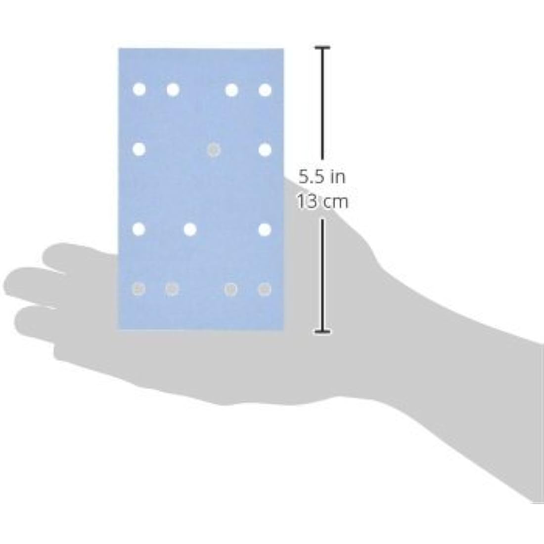 Festool 497120 STF P120 GR Abrasive Sheet 80 x 133 mm - Pack of 100 , Blue