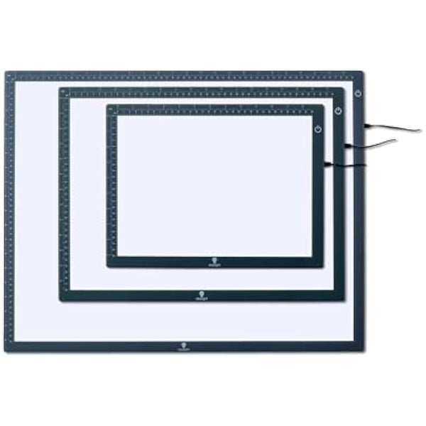 Wafer 2 Lightbox - A3 Light Pad for Tracing, Drawing, Sketching & Painting - Dimmable with Adjustable Brightness - Tracing Lightbox for Artists