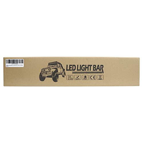 Willpower 126W 20 Inch LED Light Bar + 23 Inch License Plate Holder Universal Aluminum + Wiring Harness Kit Mount Bull Bar Front Bumper Number Plate Frame for Off Road Work Light