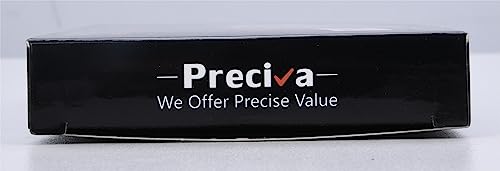 Tyre Tread Depth Gauge, Preciva Silver 0-25.4mm/Inch Digital Tire Checker UK, Tyres Depths Measuring Tool with Large LCD Screen for Cars, Trucks, Vans