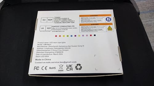 AILBTON Led Neon Rope Lights 10m Flexible Led Rope Lights,Control with App/Remote,Multiple Modes,RGB Neon Music Sync Gaming Strip for Bedroom Indoor