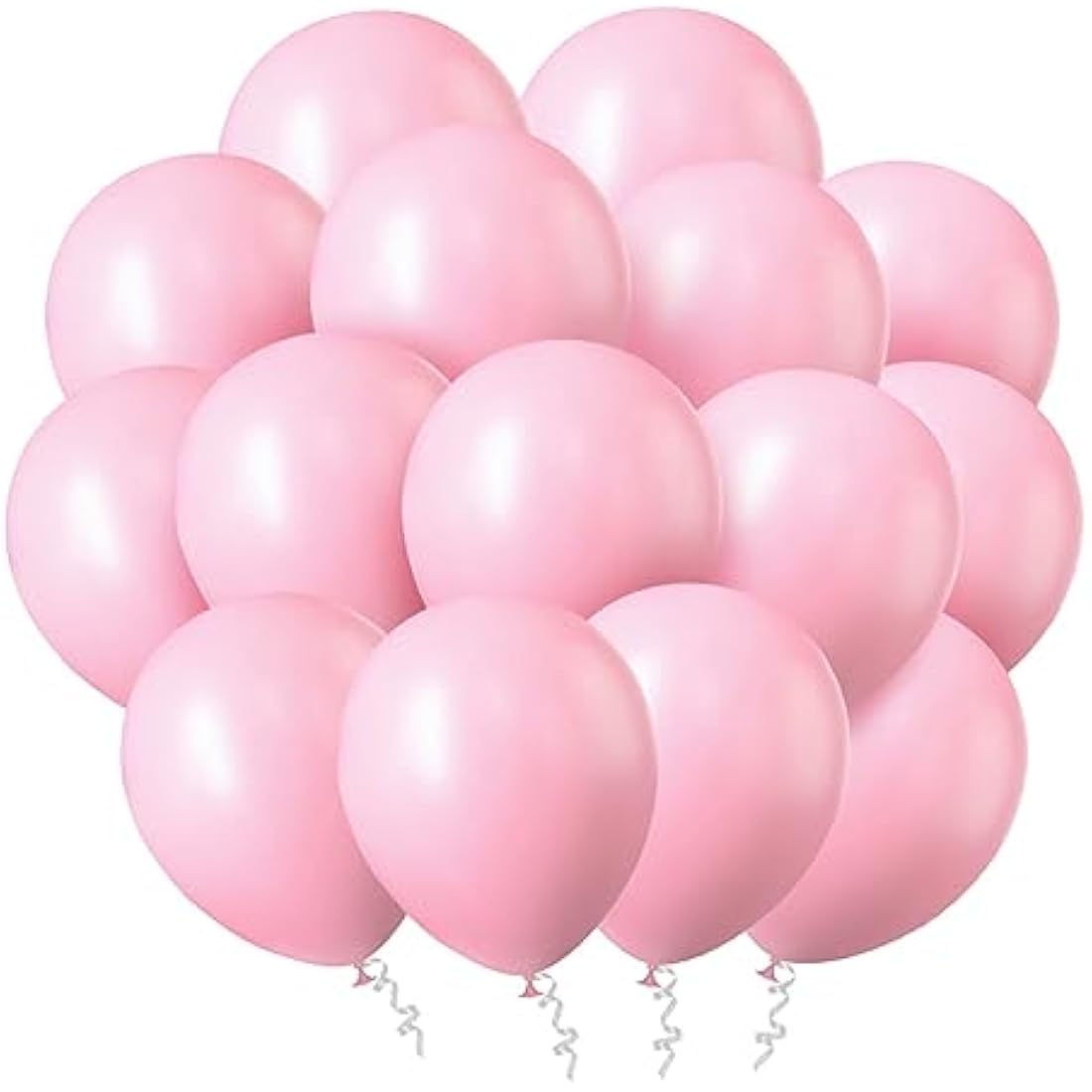 Ainiv 60 PCS Decorative Pink Balloons for Parties: 12inch Latex Macaron Style, Perfect for Pink Themed Events