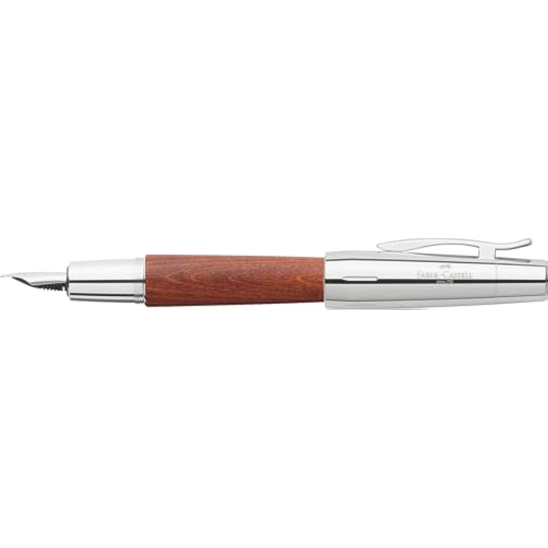 E-MOTION BALLPOINT WOOD/CHROME BROWN