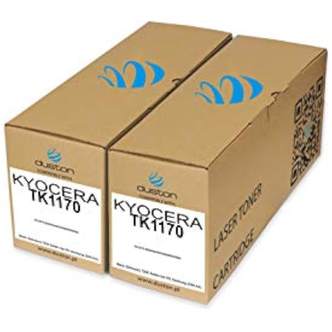 duston 2x TK1170, TK-1170 black toner compatible with Kyocera ECOSYS M2040dn M2540dn M2640idw