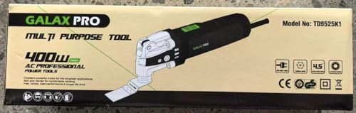 GALAX PRO Oscillating Tool, 400W Multifunction Tool,6 Variable Speed - Oscillating Vibration Angle 4 Degrees,Quick Change System with 30 PCS Accessories for Cutting, Sanding and Grinding
