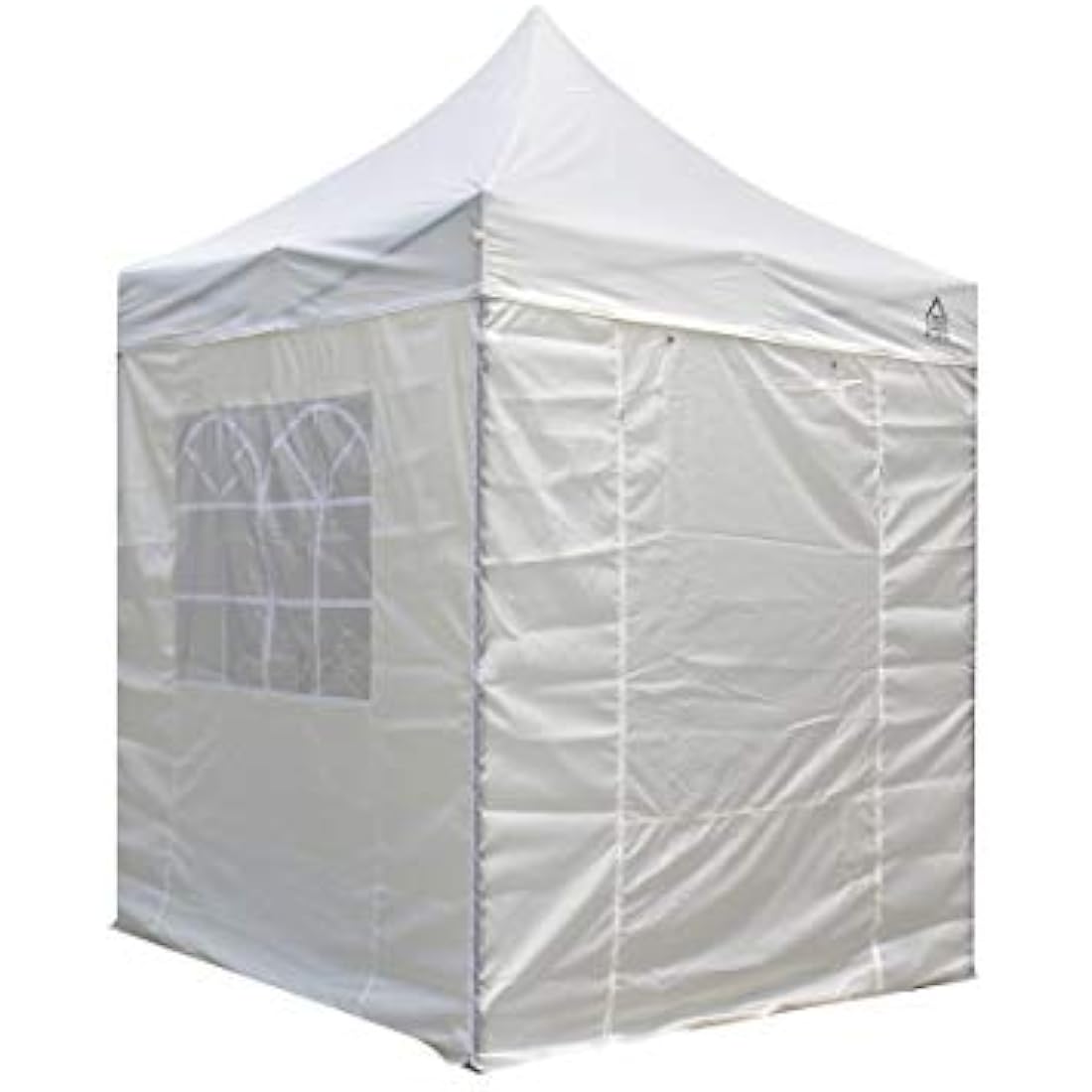 All Seasons Gazebos 2x2 Fully Waterproof Pop up Gazebo With 4 Zip up Sides and Accessories - Cream