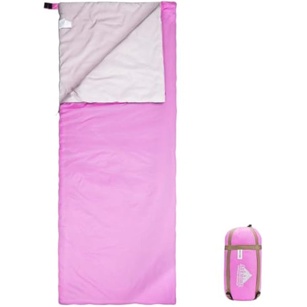 Agemore Ultra-light Warm Weather Rectangular Sleeping Bag, 75" L x 30" W, Lightweight Envelope sleeping bag for Outdoor Camping, Backpacking & Hiking - Fit for Kids, Teens and Adults