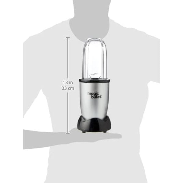 nutribullet magic bullet Starter Kit - All-in-one Food Processor & Blender - 10,000 RPM Speed - 4 Piece Kit with High Torque Power Base, Tall Cup & Flip Top Lid & Cross Blade - For Meal Prep