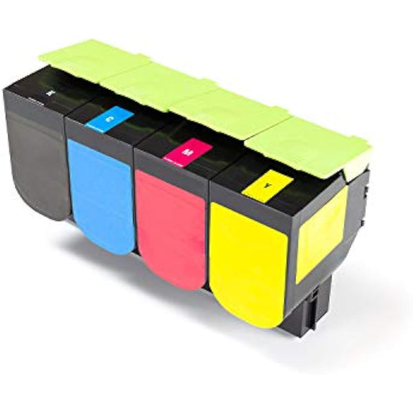 Green2Print Toner Set, 4 cartridges 1x 3000, 3x 2300 pages Toner cartridge for Lexmark CX317DN, CX417DE, CX517DE, CS317DN, CS417DN, CS517DE