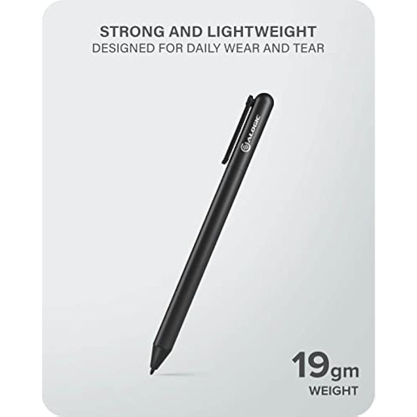 ALOGIC USI Active Stylus Pen, USI 1.0, 4096 Levels Pressure, Precision Design, Premium Build Quality, compatible with Chrome OS device Black ALUS19