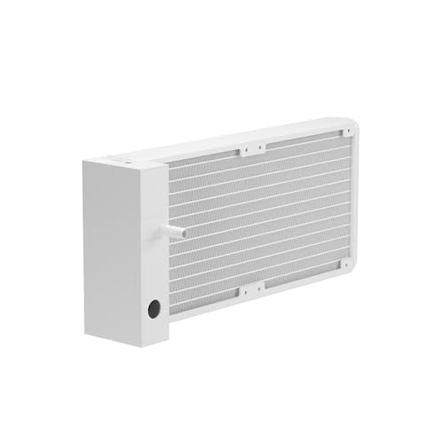 GAMDIAS CHIONE E4 240mm AIO Liquid CPU Cooler, Real-Time Digital Display Patented PWM Pump, 2 x 120mm Easy Cable Management Daisy Chained Fans w/ ARGB Sync, Intel LGA 1851/1700/1200；AMD AM5/AM4, Black