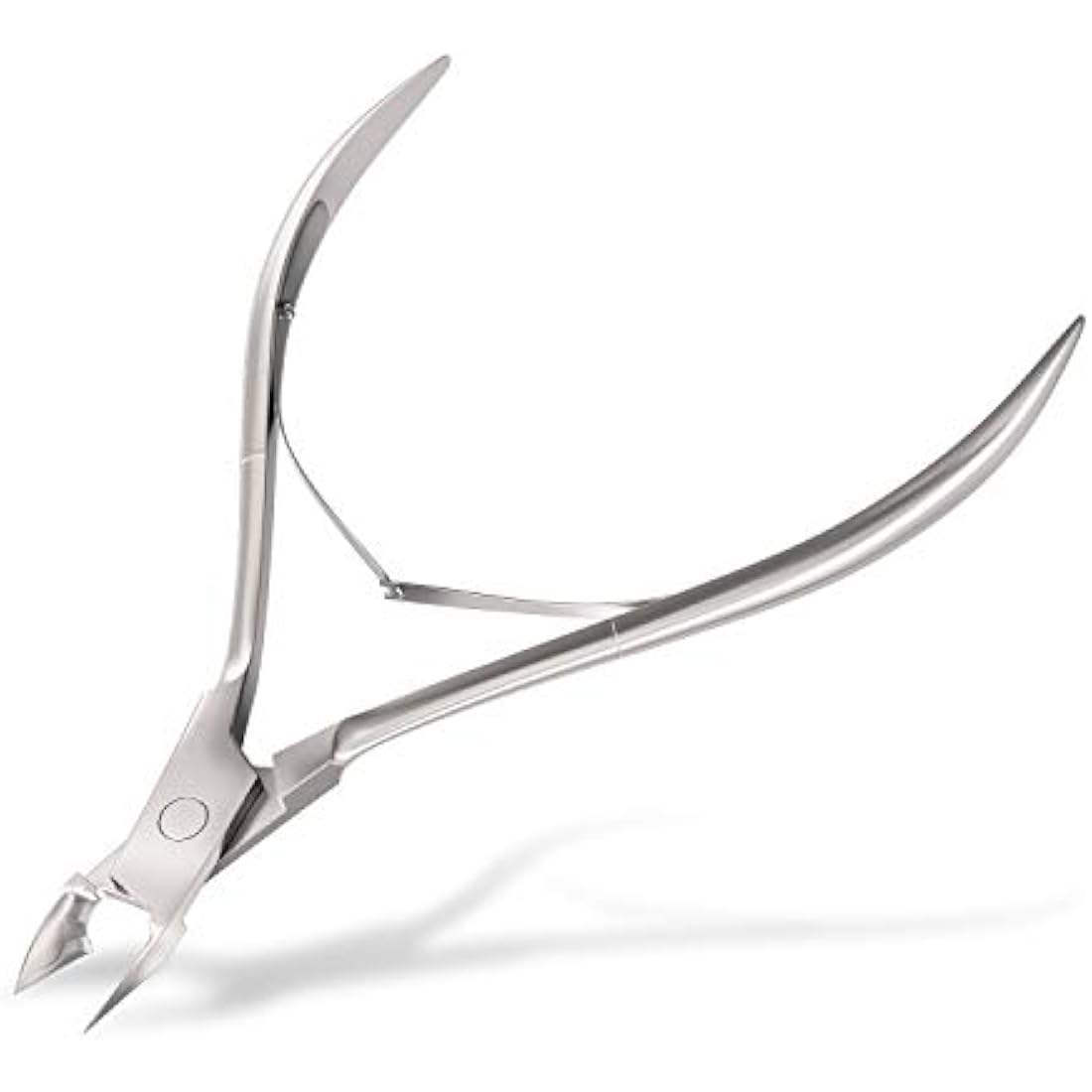Jestilo Professional Cuticle Nippers Scissors Cutters, Removers Stainless Steel Best Nail Care Tool for Manicure and Pedicure (Silver)
