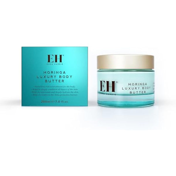 Emma Hardie 200ml Moringa Luxury Body Butter, Rich Nourishment for the Body that Helps To Reinforce The Skin's Protective Barrier, Rejuvenate and Deeply Hydrate, Vegan & Cruelty Free
