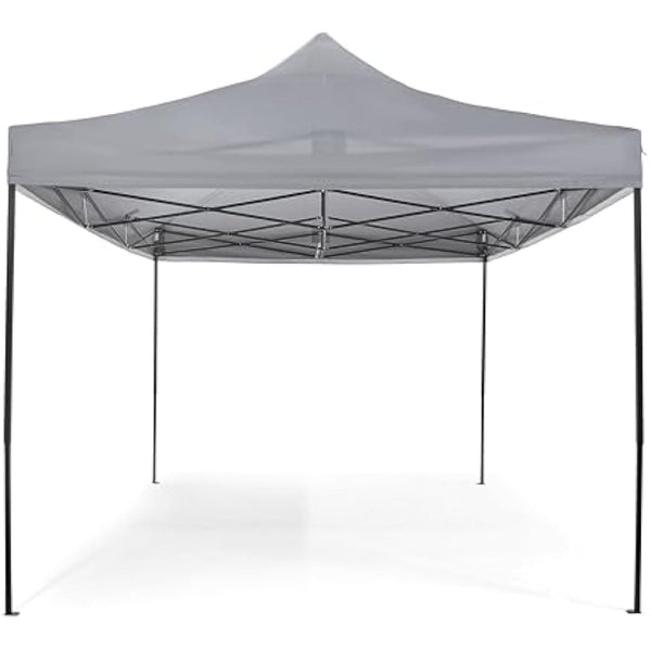 All Seasons Gazebos 3x4.5 Fully Waterproof Pop up Gazebo With Accessories - Metallic Grey