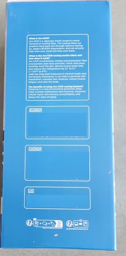 Elegear Cooling Blanket for Night Sweats, Q-Max 0.5 Arc-Chill Summer Cool Fiber Throw for Bed Sofa Chair Travel Adult Kids Hot Sleeper, Comfort, Lightweight, Twin/Double, 150x200cm, Gray