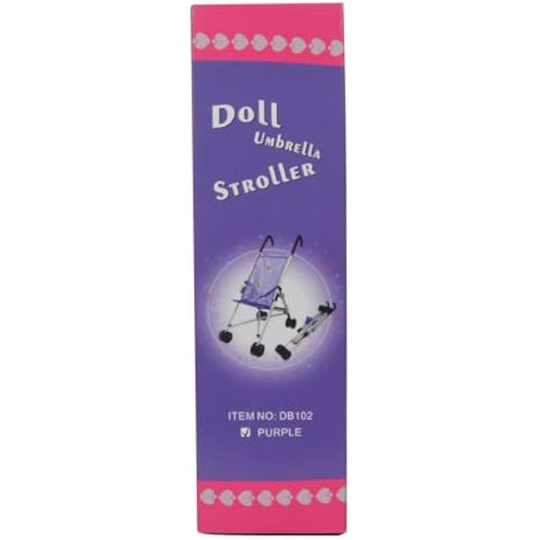 Anivia Baby Doll Collection Doll Stroller Heart Design Gifts for Toddlers and Girls Foldable Doll Stroller Pink Color