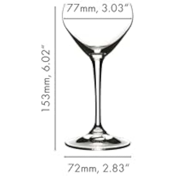 RIEDEL Drink Specific Glassware Nick & Nora Cocktail Glass